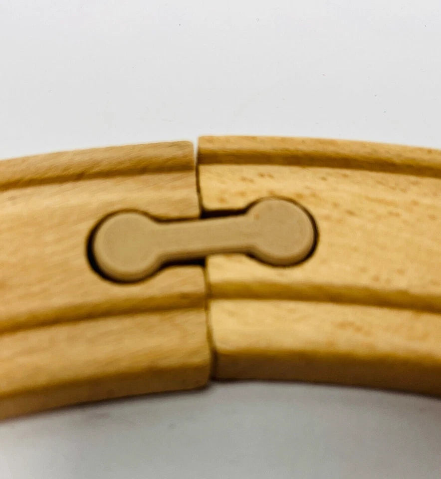 Wooden Train Track Dog Bone Connectors (12)