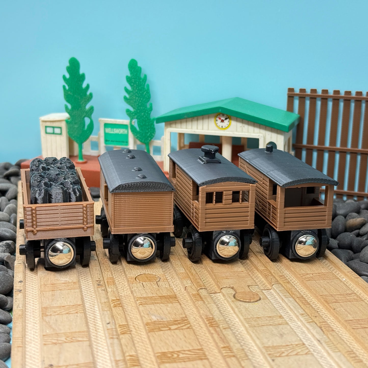 Small Cargo, Box Car, Brake Van and Caboose Collection