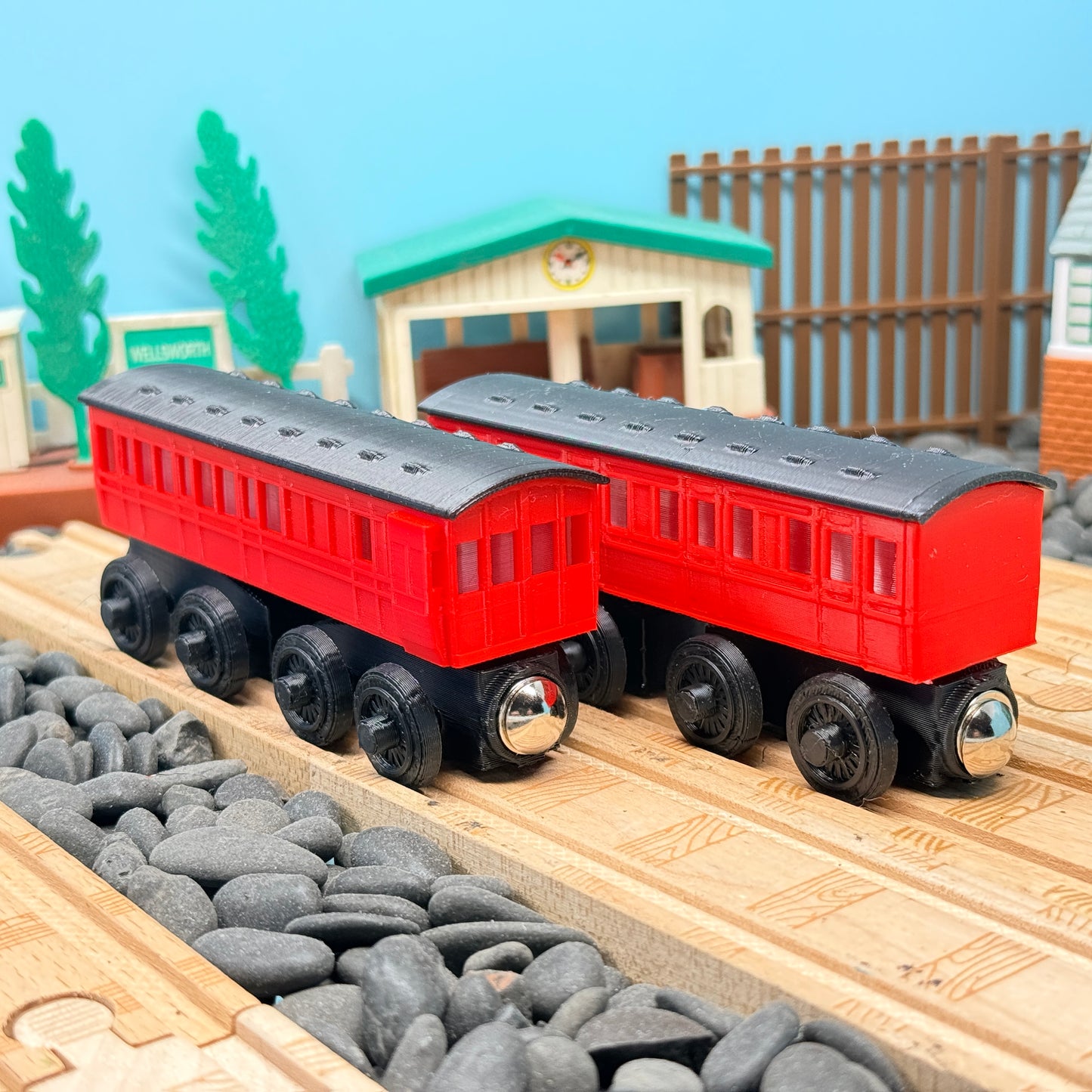 Passenger and Brake Coach Train