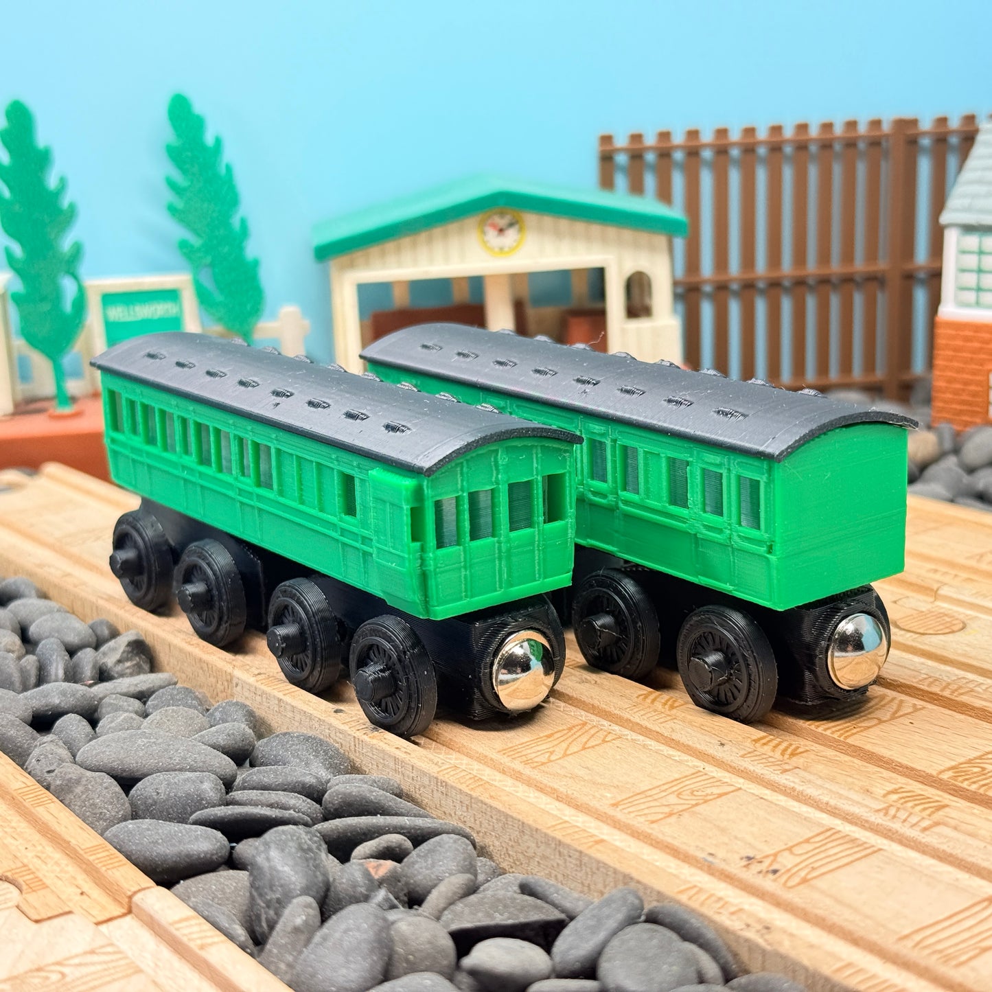 Passenger and Brake Coach Train