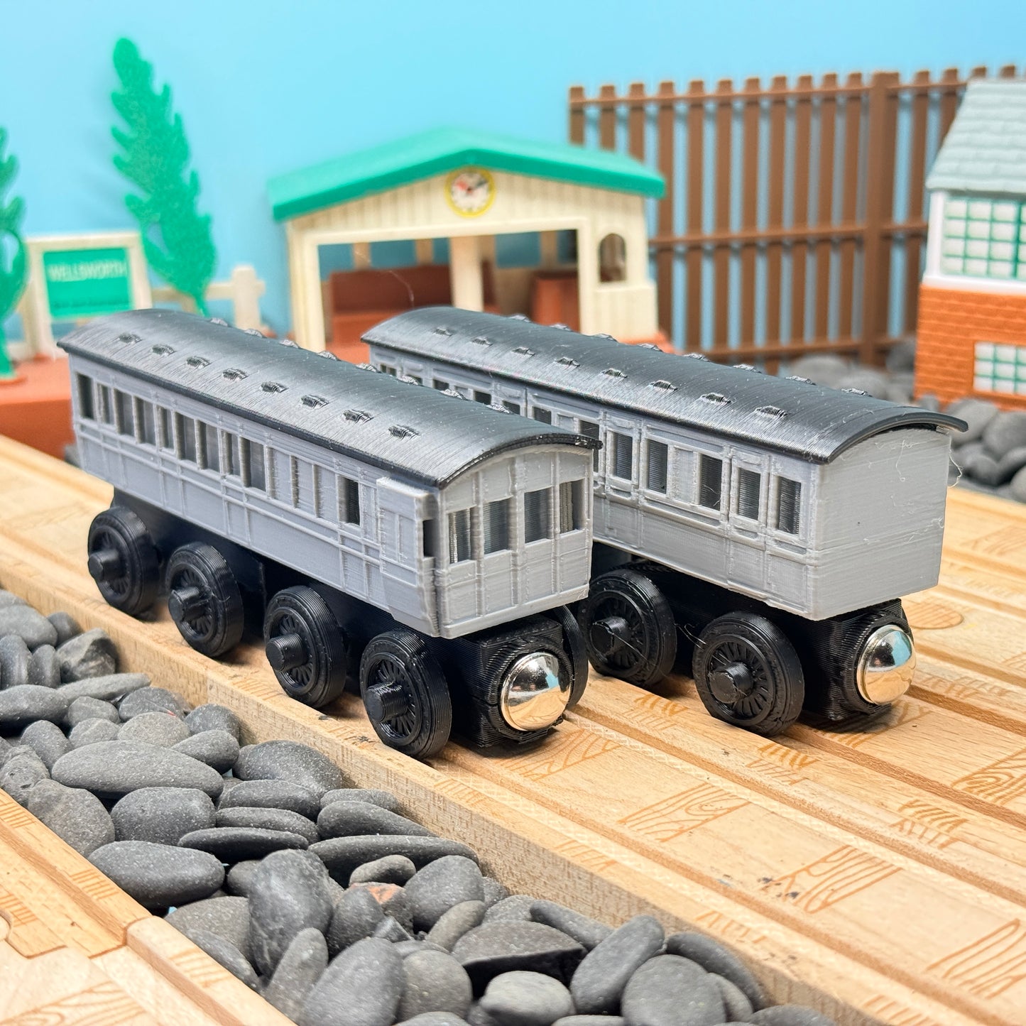 Passenger and Brake Coach Train