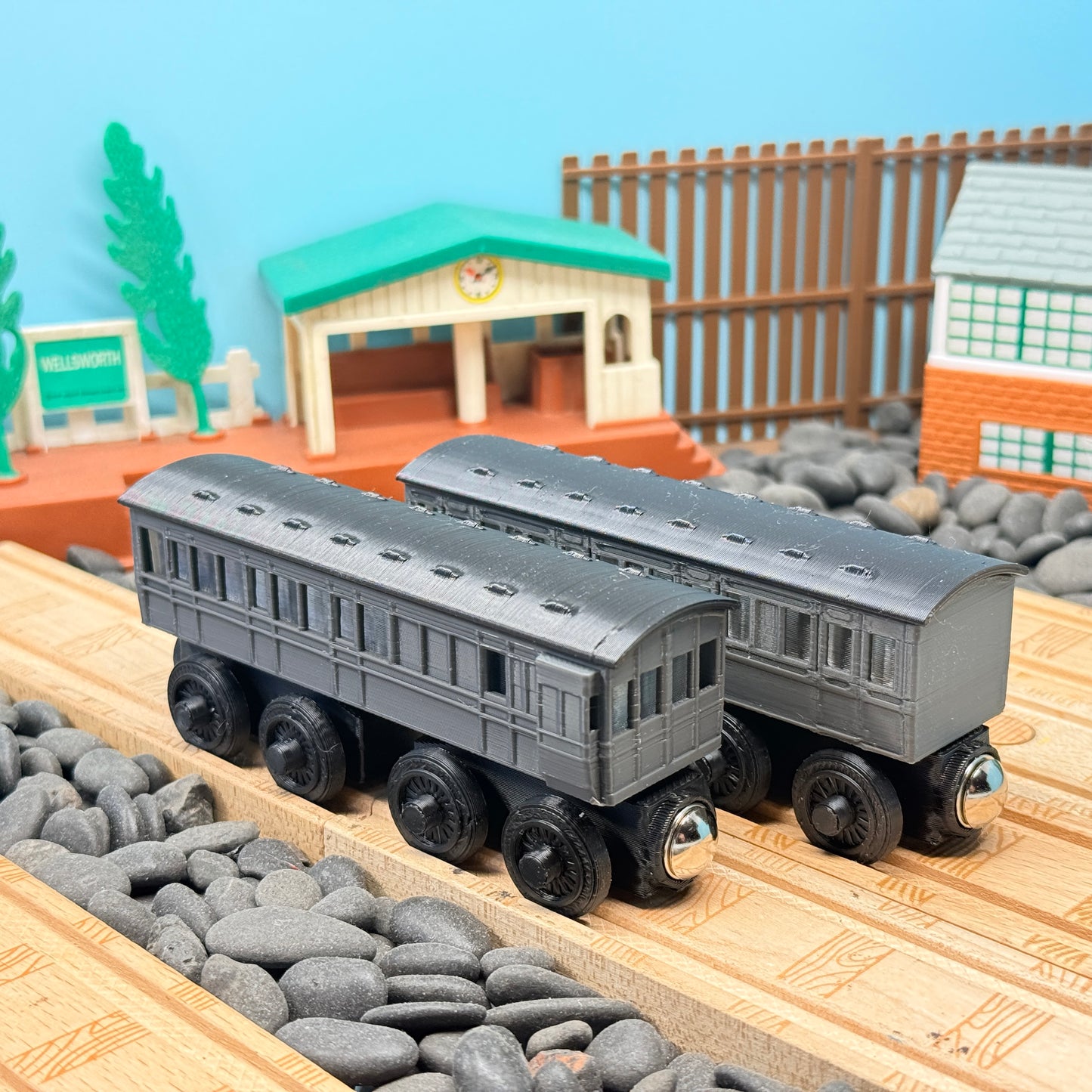Passenger and Brake Coach Train