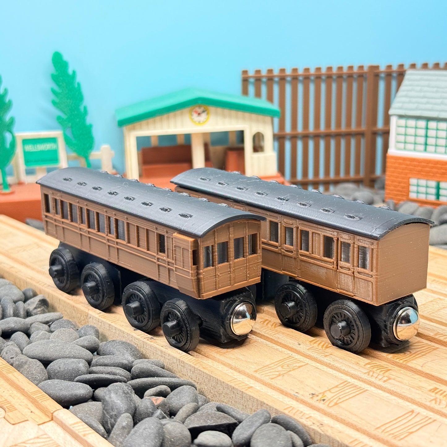 Passenger and Brake Coach Train