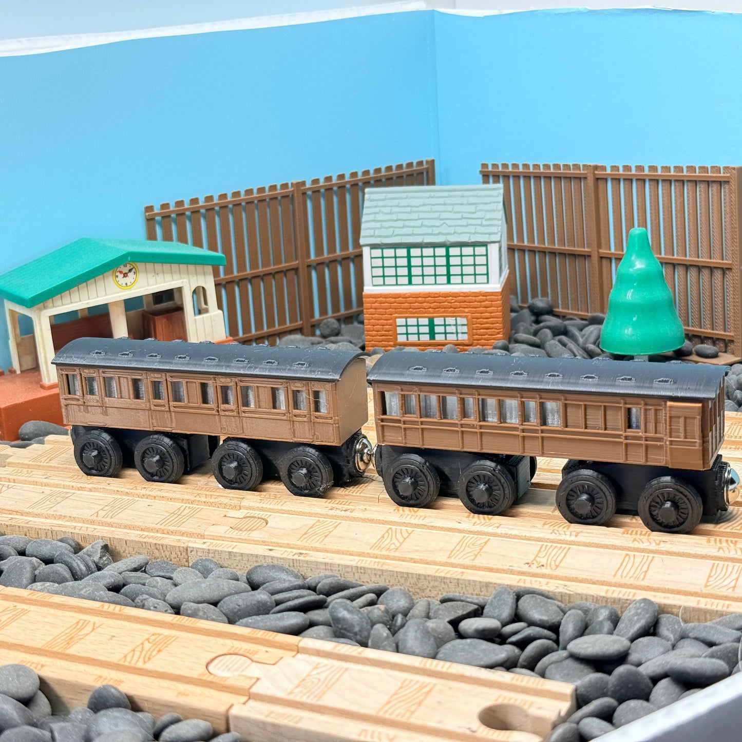Passenger and Brake Coach Train