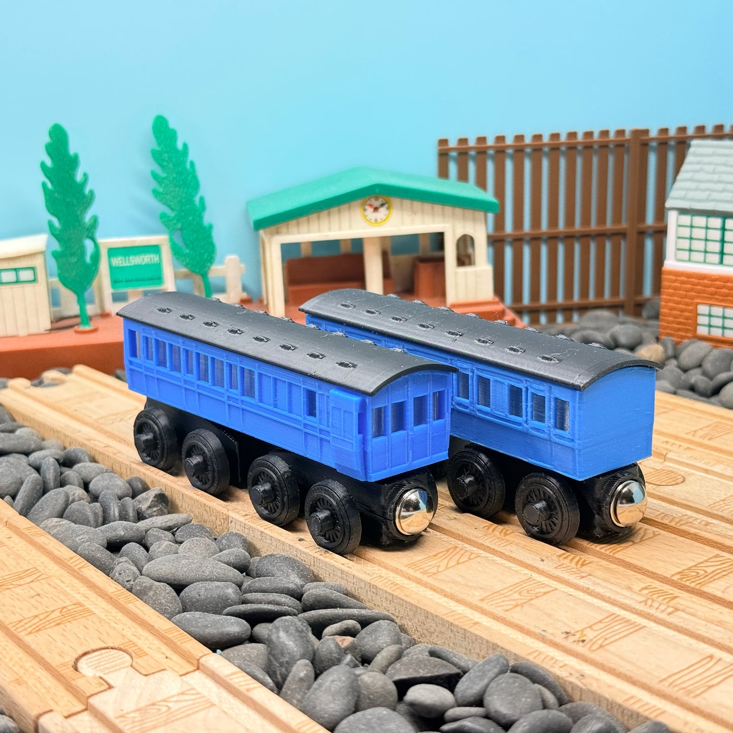 Passenger and Brake Coach Train
