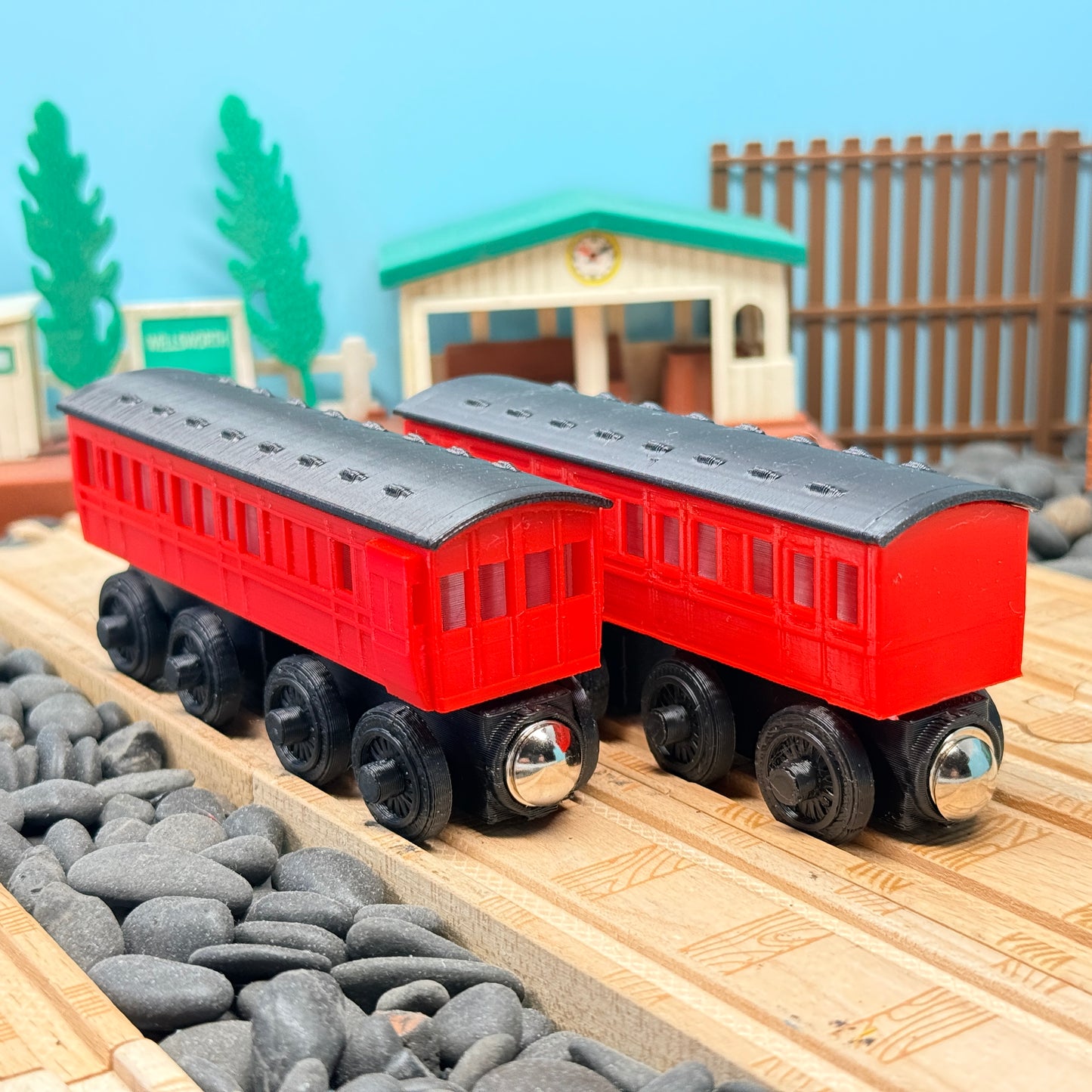 Passenger and Brake Coach Train