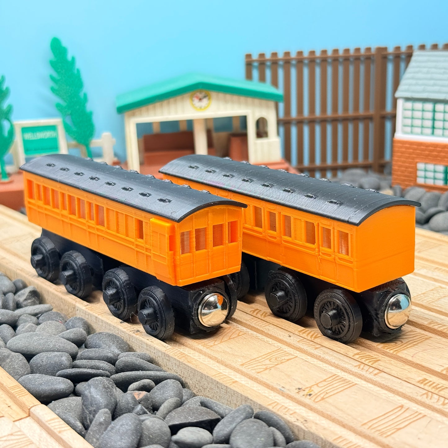 Passenger and Brake Coach Train