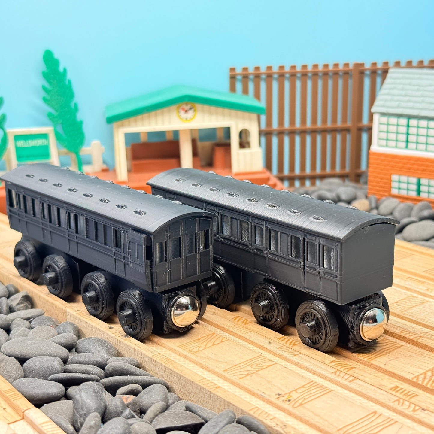 Passenger and Brake Coach Train