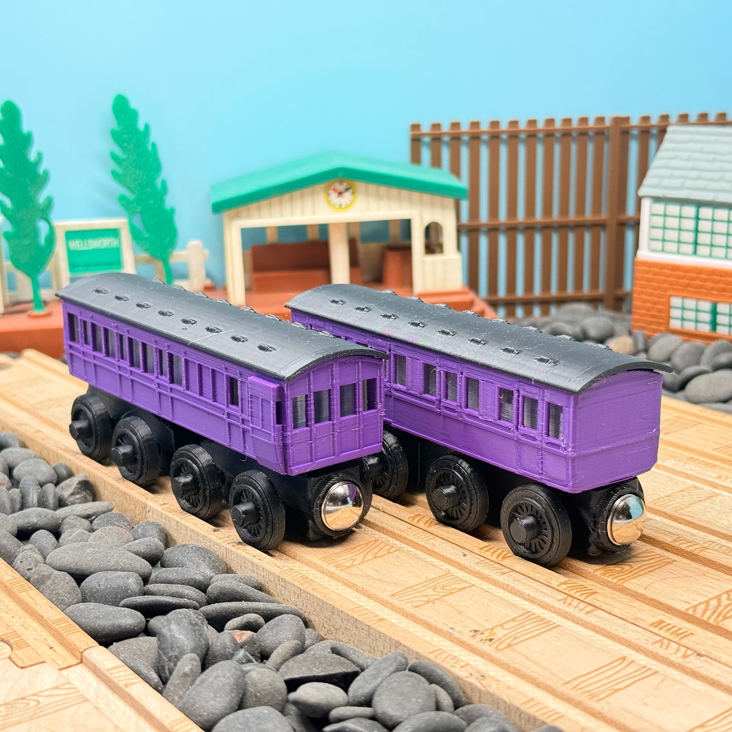 Passenger and Brake Coach Train