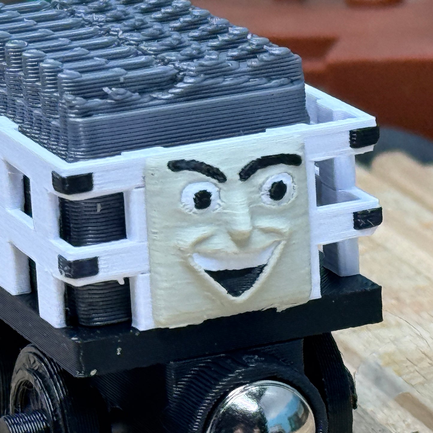 Narrow Gauge Slate Trains with 3D Faces