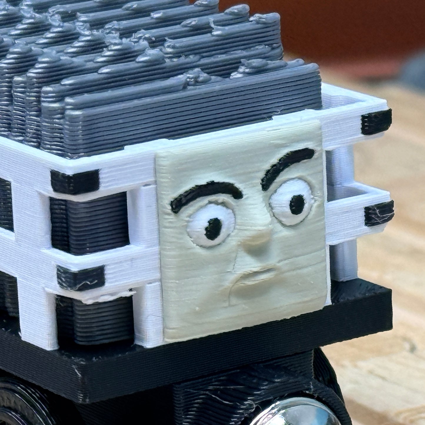 Narrow Gauge Slate Trains with 3D Faces
