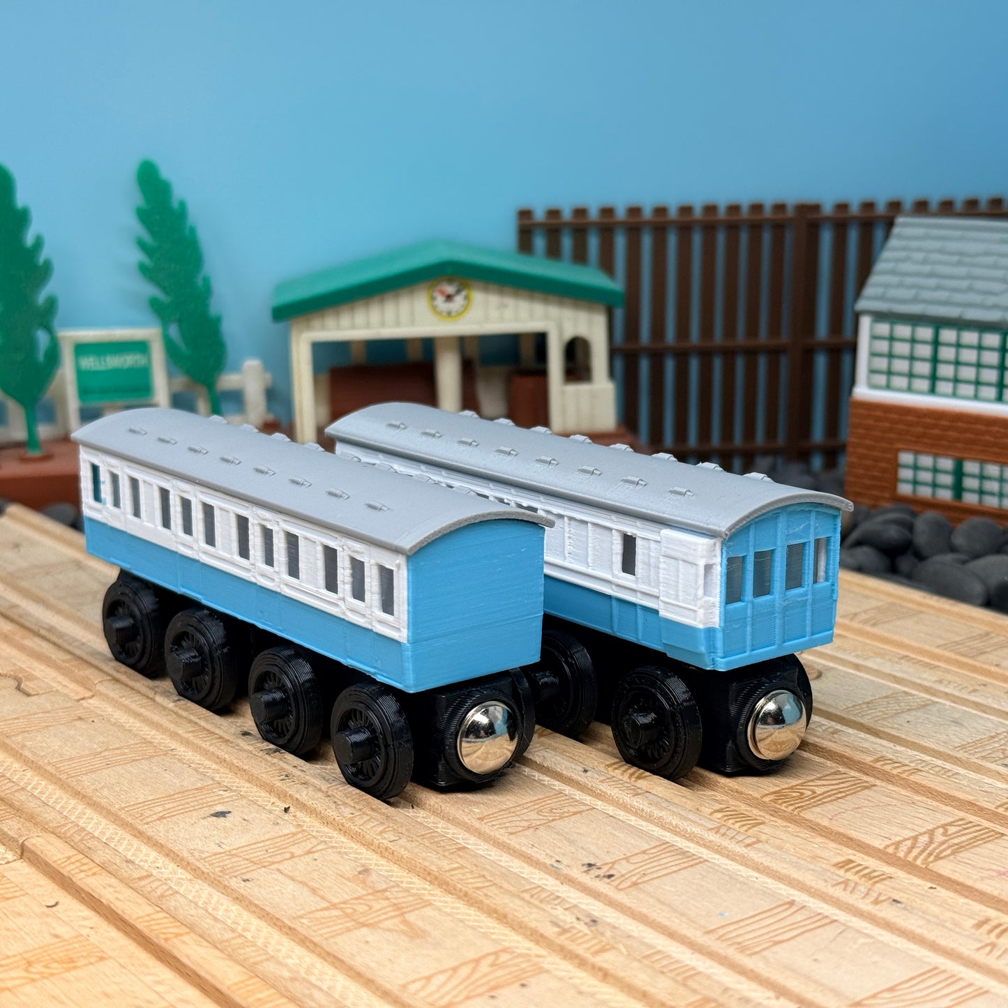 Passenger and Brake Coach Train