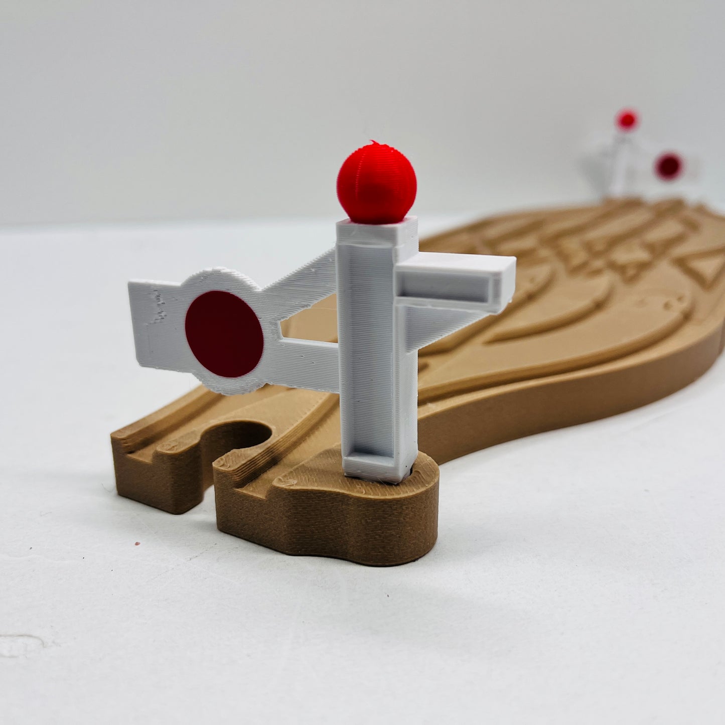3 way Split Track & Triple Cross Over Switch for Wood Train System