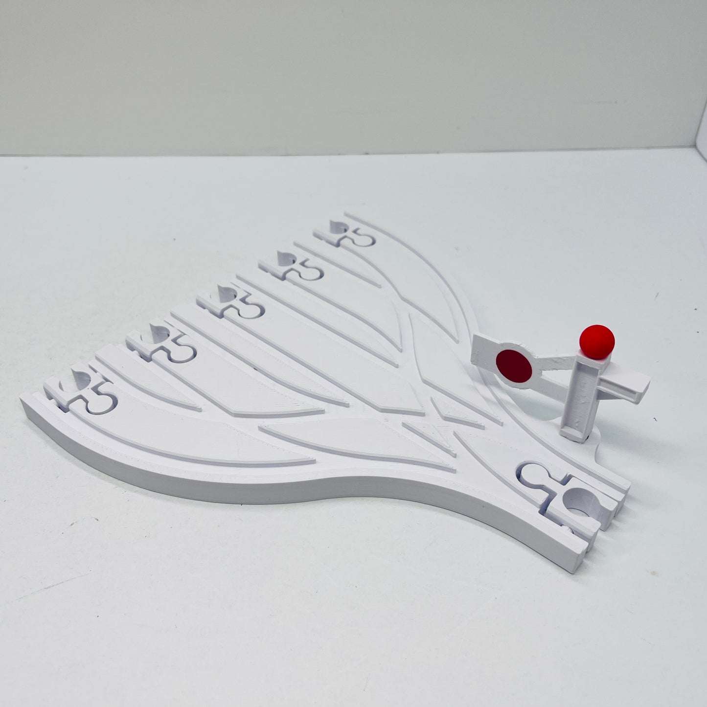 5 Way Split Train Track Switch & Buffer Set