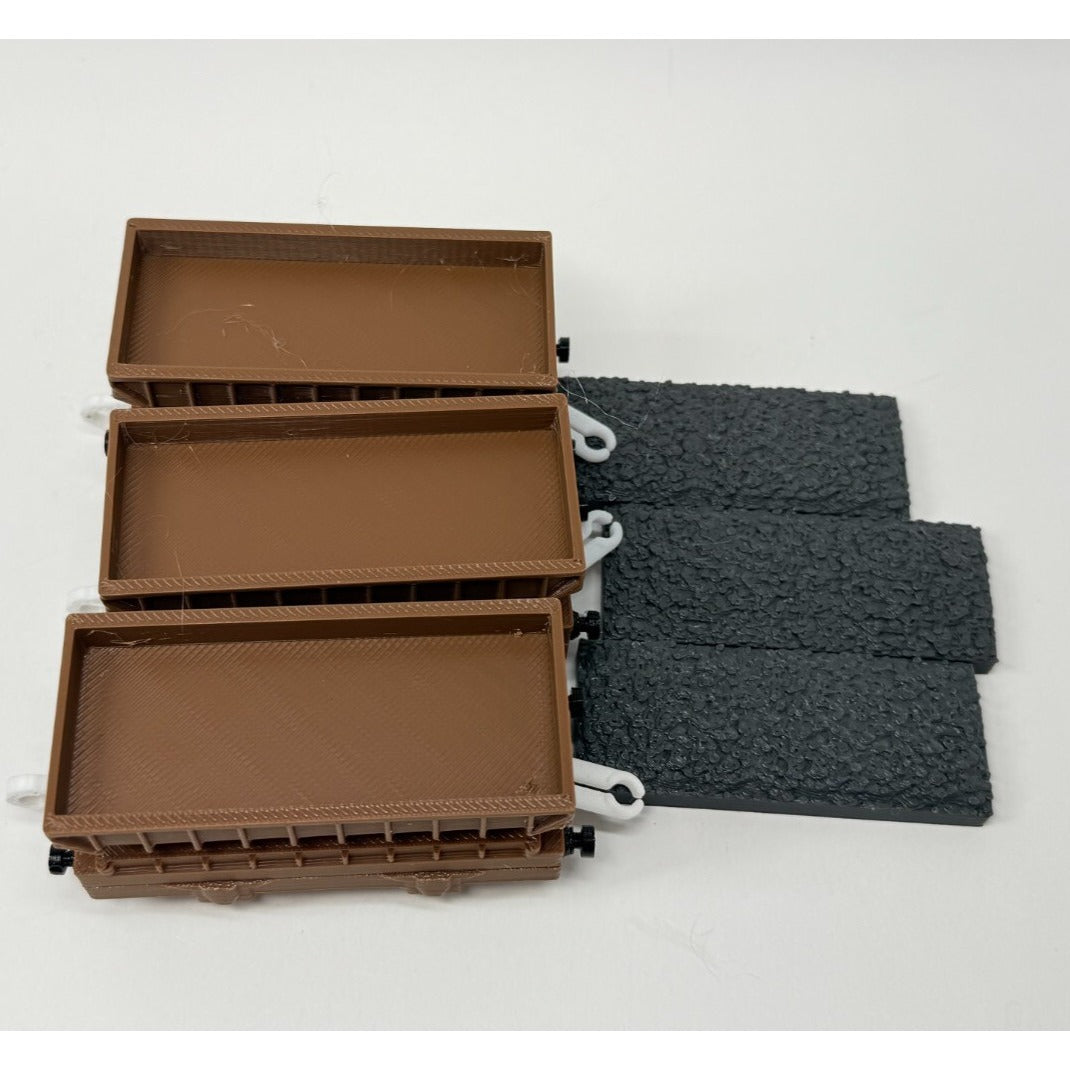 3 Coal Hopper Cargo Trains